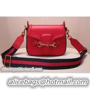 Low Price Gucci Lady Web Calfskin Leather Shoulder Bag 383848S Red