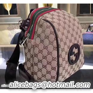Traditional Specials Gucci GG Fabric Medium Backpack Web 50401 Coffee