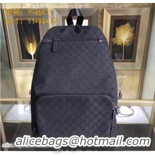 Best Gucci GG Supreme Canvas Backpack 354667 Dark Blue