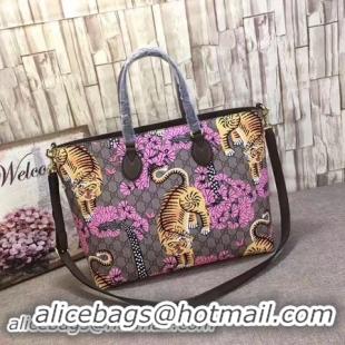Crafted Gucci GG Canvas Tote Bags 453705 Tiger Prints