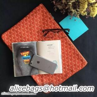 Hot Sale Goyard New Design Ipad Bag Large Size 020113 Orange