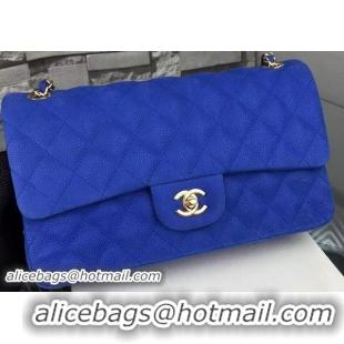 Chanel Classic Flap Bag Royal Nubuck Cannage Pattern A1113 Silver