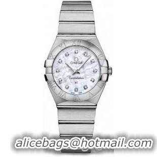Omega Constellation Brushed Quarz Small Watch 158628AT