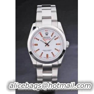 Rolex Milgauss White Stainless Steel 36mm Men Watch-RM3887