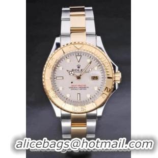 Rolex Yacht-Master II Golden Bezel&White Surface Watch-RY3746