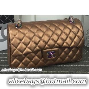 Wholesale Discount Chanel 2.55 Series Flap Bag Lambskin Leather A1112 Bronze