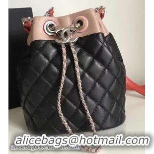 Buy Luxury Chanel Hobo Bag Original Sheepskin Leather A95182 Black