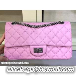 Discount Chanel 2.55 Reissue Size 225 Classic Flap Bag 7032608 Pink/Silver