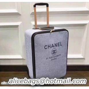Trendy Design Chanel Deauville Trolley Luggage Bag A91451
