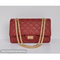Trendy Design Chanel Handbag 28668 Leather Red/Gold Chain 28668