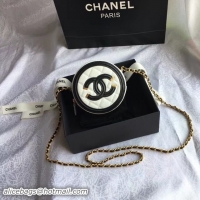 Duplicate Chanel Original Clutch with Chain A81599 white