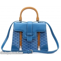 New Product Goyard Small Saigon Tote Bag With Strap PM 8941 Light Blue