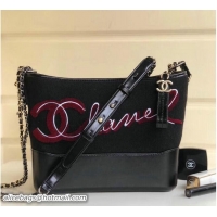 Hot Style Chanel Gabrielle Hobo Bag A93824 Black