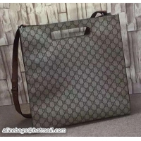 Buy Hot Style Gucci XL GG Supreme Canvas Tote Bag 419582 Brown