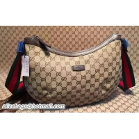 Buy Newest Gucci GG Plus Medium Messenger Bag 181092 Brown