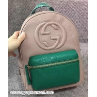 Classic Design GUCCI Soho Leather Chain Backpack 431570 Apricot