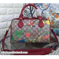 Hot Sale Design Gucci Blooms GG Supreme Top Handle Bags 409529 Red