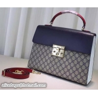 Low Price Gucci Padlock GG Supreme Top Handle Bag 432674 White