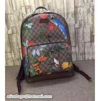 Inexpensive Gucci Tian GG Supreme Backpack 428027 Brown