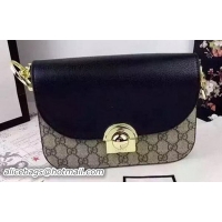 Low Price Gucci GG Canvas Shoulder Bag 323880 Black