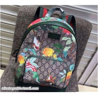 Luxurious Gucci Tian Print Small Backpack Bag 427042 Green
