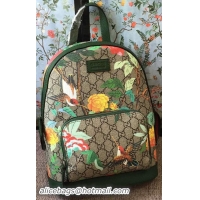 Best Grade Gucci Limited Edition GG Supreme Backpack 427042 Green