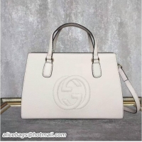 Low Price GUCCI Soho Leather Top Handle Bag 431572 Offwhite