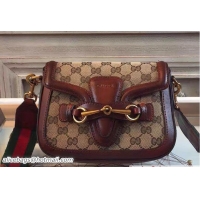 Cheap Gucci Lady Web Original GG Canvas Shoulder Small Bag 384821 Brown