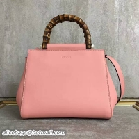 Buy Luxury Gucci Nymphea Mini Top Handle Bag Cowhide Leather 453767 Pink