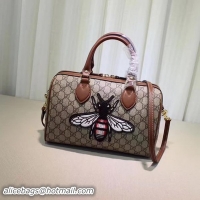 Traditional Discount Gucci Limited Edition GG Supreme Top Handle Bag 409529 Bee