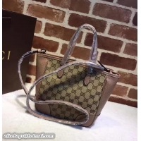 Super Gucci Bree Original GG Canvas Top Handle Small Bag 353121 Pink