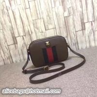 Promotion Gucci Soho Calfskin Leather Shoulder Bag 412009 Brown