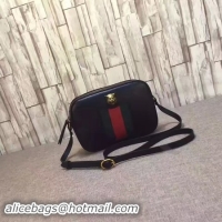Charming Gucci Soho Calfskin Leather Shoulder Bag 412009 Black