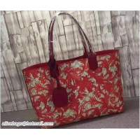 Sumptuous Gucci Reversible Leather Tote Medium Bag 368568 Arabesque Red