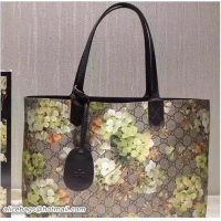 Stylish Gucci GG Blooms Reversible Leather Tote Medium Bag 368568