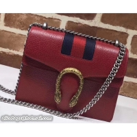 Good Looking Gucci Mini Dionysus Web Leather Shoulder Bag 421970 Red 2017