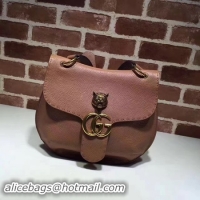 Trendy Design Gucci GG Marmont Leather Shoulder Bag 409154 Brown