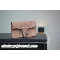Purchase Gucci Dionysus Suede Super mini Bbag with Crystals 476432 Apricot
