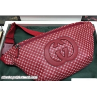 Good Product Gucci GG Leather Gucci-Dapper Dan Belt Bag 536416 Red 2018