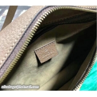 Sumptuous Gucci Leather Shoulder Bag 523658 Brown