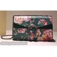 Unique Discount Gucci Dionysus Blooms Leather Shoulder Bag 400249 Green