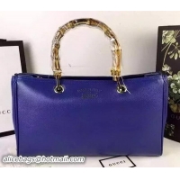 Market Sells Gucci Bamboo Tote Bags Calf Leather 323660 Royal
