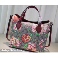 Good Quality Gucci GG Supreme Small Top Handle Tote Bag 429147 Blooms Red