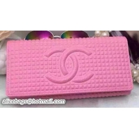 Chanel Matelasse Bi-Fold Wallet Calfskin Leather CHA6603 Pink