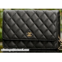 Chanel mini Flap Bag Black Cannage Pattern A33814 Gold