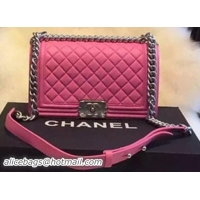 Boy Chanel Flap Shoulder Bag Original Sheepskin A66895 Pink