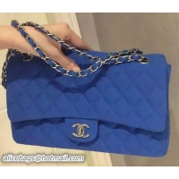 Chanel Classic Flap Bag Crinkle Nylon A11121113 Blue