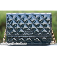 Chanel mini Flap Bags Royal Patent Leather A33814 Gold
