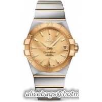Omega Constellation Chronometer 38mm Watch 158630AB
