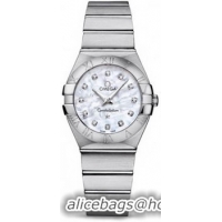 Omega Constellation Brushed Quarz Small Watch 158628AT